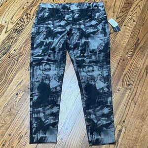 NWT Joseph Ribkoff sz 18 Patterned Pants on a Houndstooth check base - slim fit